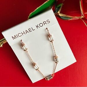 MICHAEL KORS Necklace,Michael Kors Rose Gold Necklace